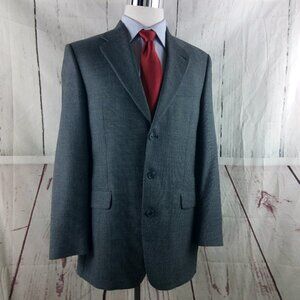 Jack Victor Lanzawood Nordstrom 40L Wool 3 Button Multicolor Geometric Blazer